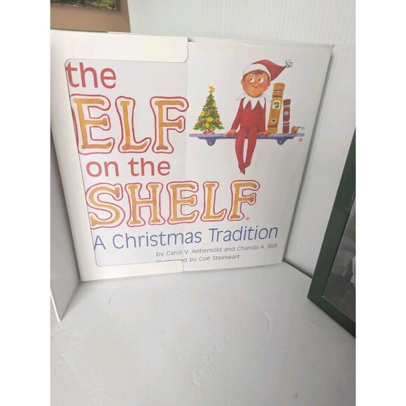 The Elf onthe Shelf A Christmas Tradition Story Book Elf Doll Boy Scout Activity - Picture 4 of 8